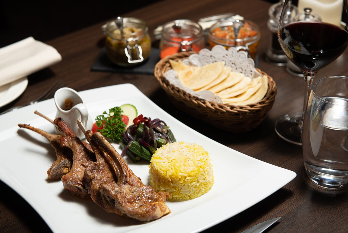 Grilled Lamb Cutlets at Zanzibar Restaurant