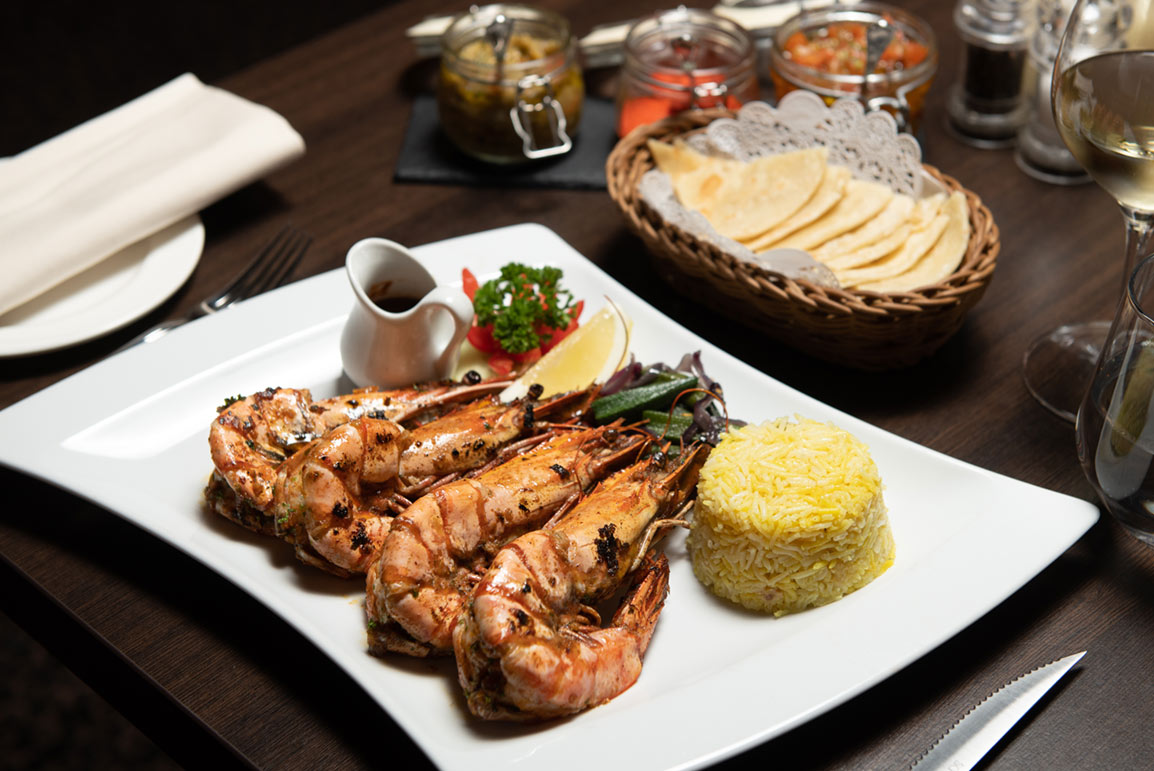 Jambo Prawns Peri-Peri at Zanzibar Restaurant