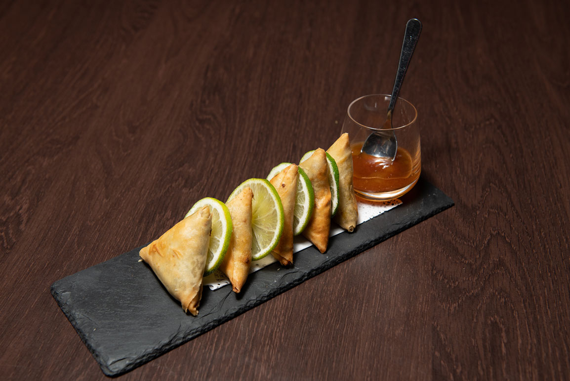 Zanzibar Selection of Samosas at Zanzibar Restaurant